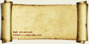 Jana Sorak vizit kartica